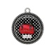 Pendentif Cabochon Argent - sac