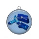 Pendentif Cabochon Argent - sac