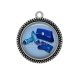 Pendentif Cabochon Argent - sac