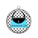 Pendentif Cabochon Argent - sac
