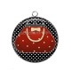 Pendentif Cabochon Argent - sac