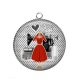 Pendentif Cabochon Argent - atelier de paris
