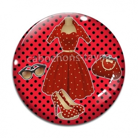 Cabochon Verre - robe