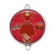 Connecteur Cabochon Argent - robe