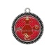 Pendentif Cabochon Argent - robe