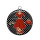 Pendentif Cabochon Argent - robe