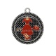 Pendentif Cabochon Argent - robe