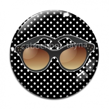Cabochon Verre - lunette