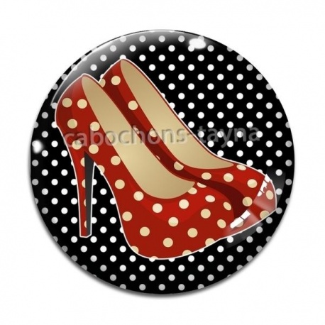 Cabochon Verre - chaussure