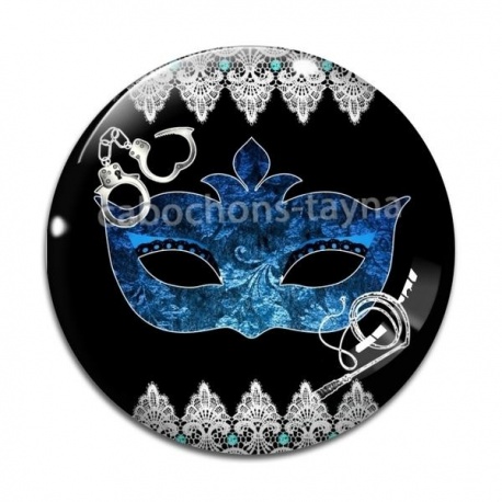 Cabochon Verre - masque