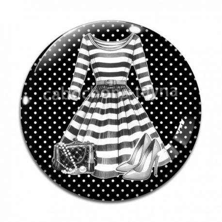 Cabochon Verre - robe