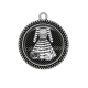 Pendentif Cabochon Argent - robe