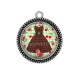 Pendentif Cabochon Argent - robe