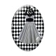 Cabochon Verre Ovale - robe