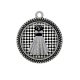 Pendentif Cabochon Argent - robe