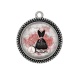 Pendentif Cabochon Argent - robe