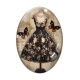 Cabochon Verre Ovale - robe