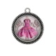 Pendentif Cabochon Argent - robe