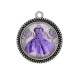Pendentif Cabochon Argent - robe