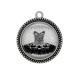 Pendentif Cabochon Argent - robe