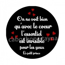 on ne voit bien qu'avec le coeur