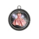 Pendentif Cabochon Argent - robe