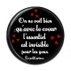 Cabochon Résine - on ne voit bien qu'avec le coeur