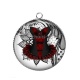 Pendentif Cabochon Argent - corsé