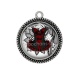 Pendentif Cabochon Argent - corsé