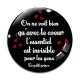 Cabochon Verre - je suis libre d'aller de l'avant