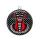 Pendentif Cabochon Argent - corsé