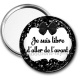 Miroir de poche - je suis libre d'aller de l'avant