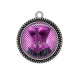 Pendentif Cabochon Argent - corsé