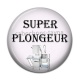 Cabochon Résine - super plongeur