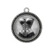 Pendentif Cabochon Argent - corsé