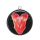 Pendentif Cabochon Argent - corsé