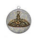 Pendentif Cabochon Argent - parfum