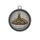 Pendentif Cabochon Argent - parfum
