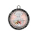 Pendentif Cabochon Argent - parfum