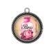 Pendentif Cabochon Argent - parfum