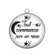 Pendentif Cabochon Argent - tout commence par un rêve