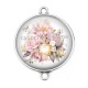 Connecteur Cabochon Argent - parfum