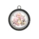 Pendentif Cabochon Argent - parfum