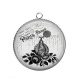 Pendentif Cabochon Argent - parfum
