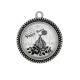 Pendentif Cabochon Argent - parfum