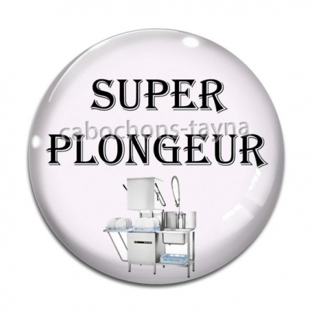 Cabochon Verre - super plongeur