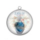 Pendentif Cabochon Argent - parfum