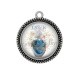 Pendentif Cabochon Argent - parfum