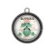 Pendentif Cabochon Argent - parfum