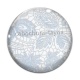 Cabochon Verre - fond de dentelle